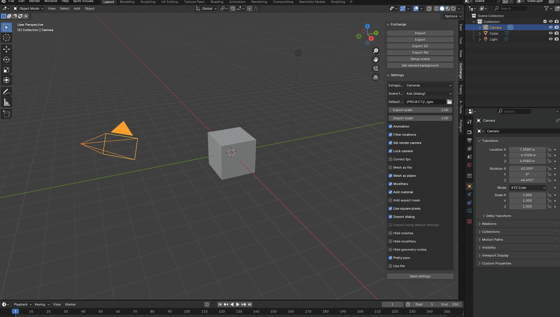 Export from Blender